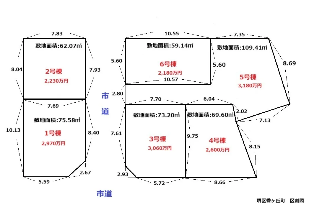 【土地】堺市堺区香ヶ丘
